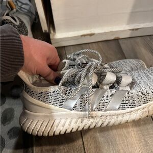 Adidas White and Gray Sneakers